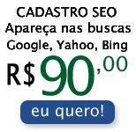 Promoção  - Cadastro nos Sistemas de Busca Google, Yahoo, Bing, Ask, etc.