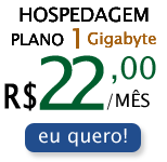 Promoção  - Hospedagem 1 Gb - R$ 22,00/mês, enquanto se mantiver nosso cliente!